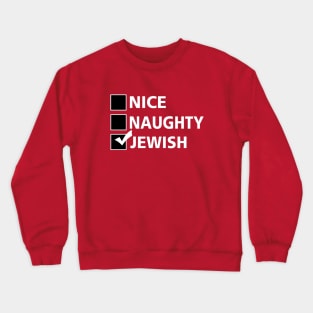 Funny Jewish Holiday Hanukkah Crewneck Sweatshirt